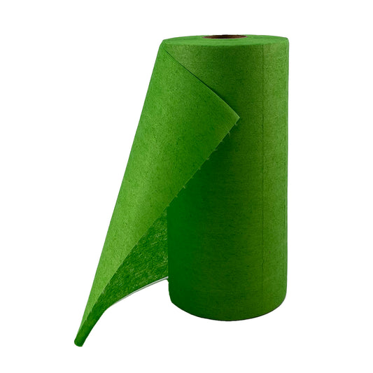 Rollo de microfibra desechable ELEMENTS XPERT - Verde (125 hojas)