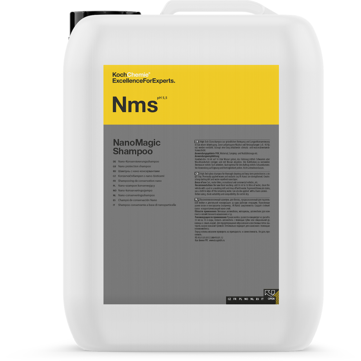 Champú Nano Magic de Koch Chemie (Nms) 5L