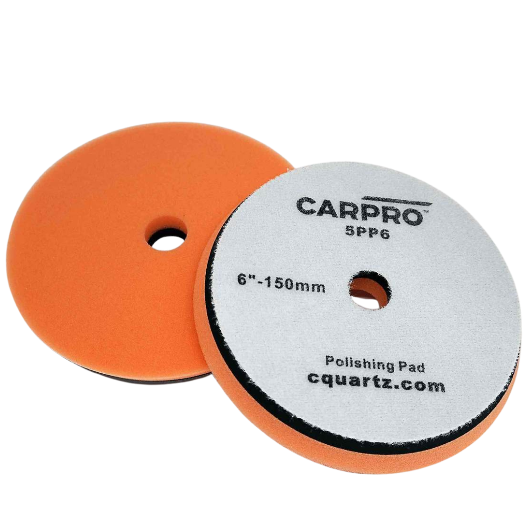 Almohadilla naranja CarPro de 160 mm y 6" (individual)