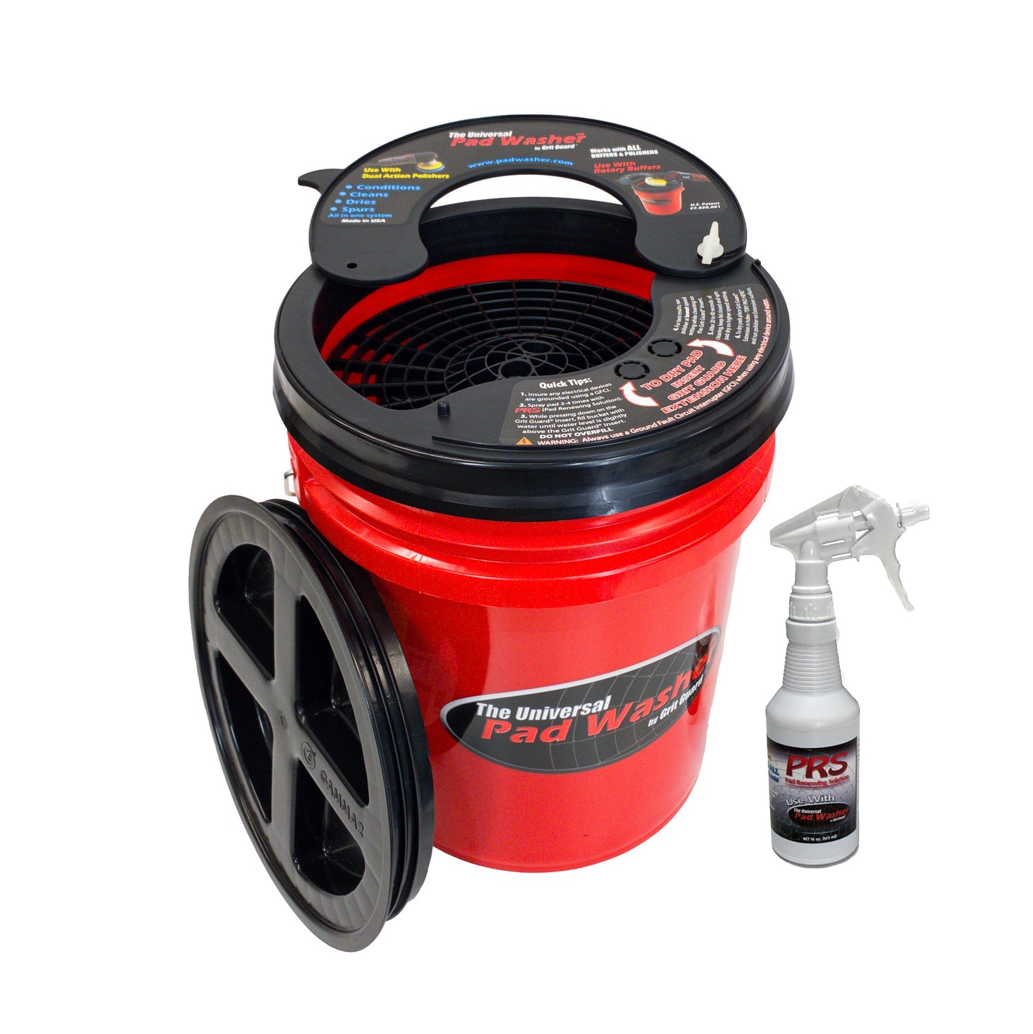 Grit Guard Pad Washer with Pad Renewing Solution