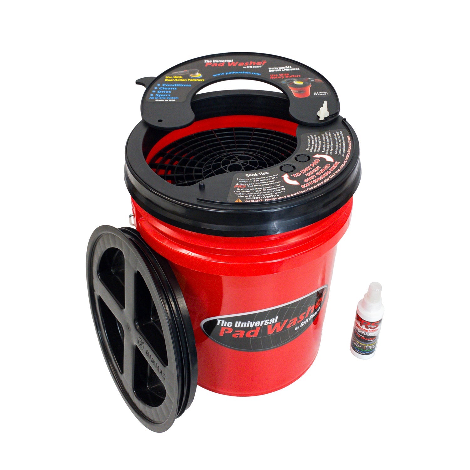 Grit Guard Pad Washer with Pad Renewing Solution