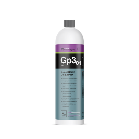 Compuesto de microcorte y acabado con sellador Koch Chemie Marine (Gp301) Gelcoat 1L
