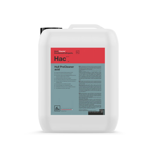 Prelimpiador ácido para casco Koch Chemie Marine (Hac) de 10 l