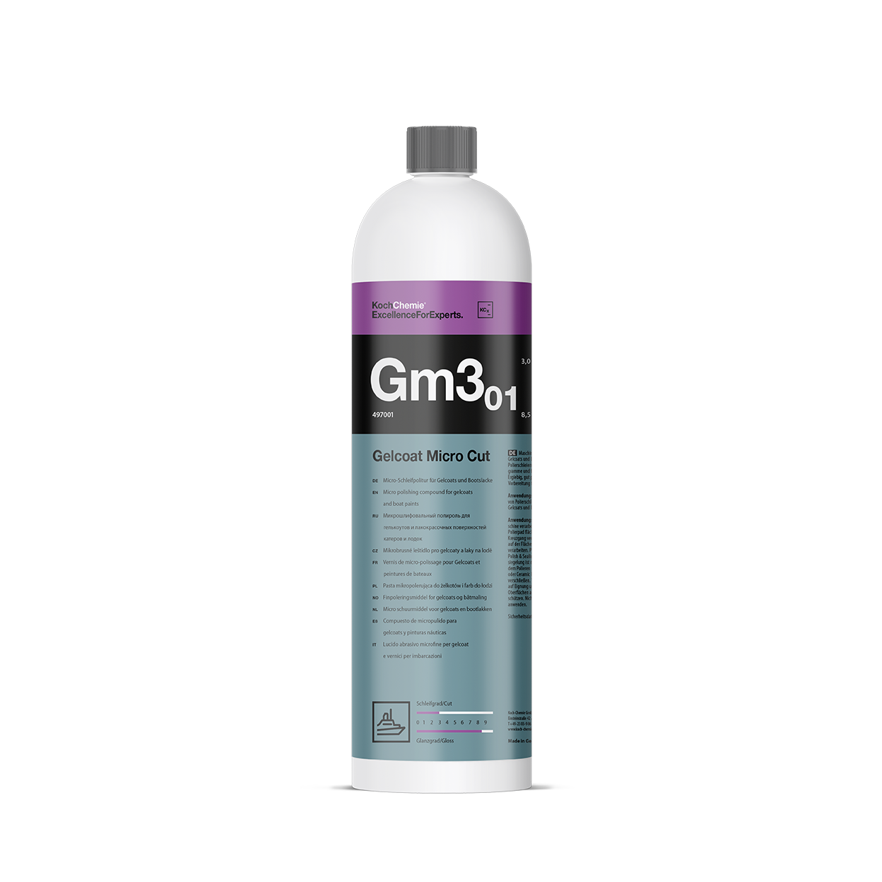 Compuesto de gelcoat microcut Koch Chemie Marine (Gm301) 1L