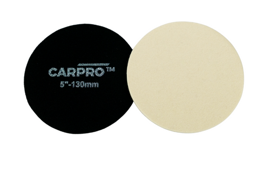 Almohadilla de vidrio CarPro de 5" y 130 mm, paquete de 5